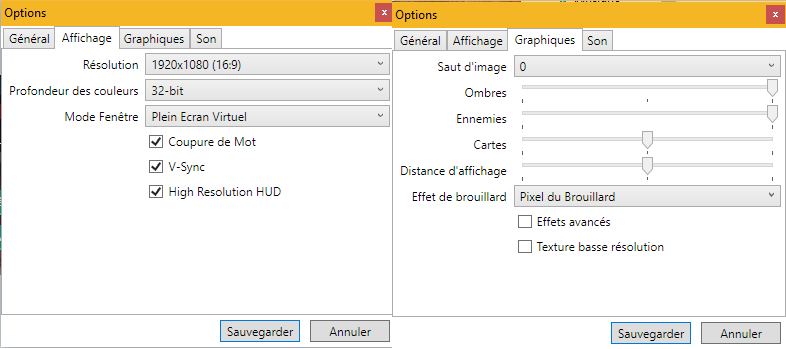 DANS LE LAUNCHER DE PSOBB METTRE LES OPTIONS COMME CECI.png