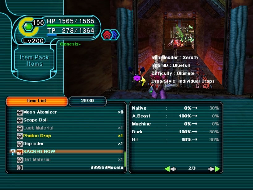 Triforce Event Drop Chart Events Ultima Psobb Forum